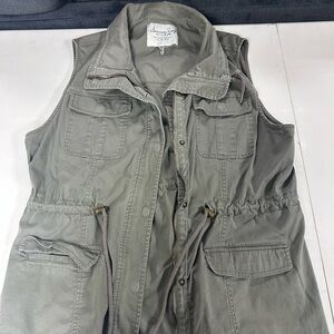 American Rag Olive Utility Vest